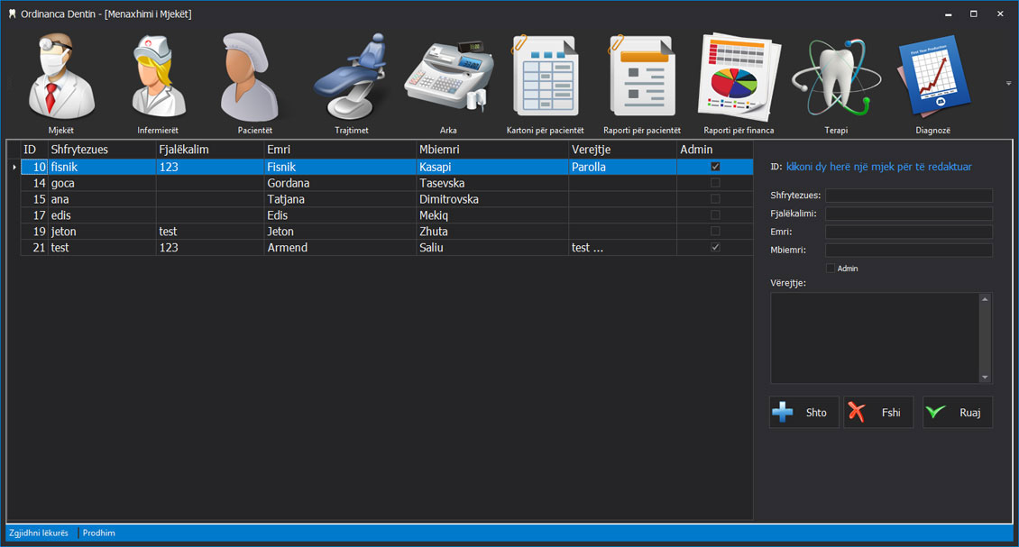 portfolio screenshot - Dental Practice Management Software